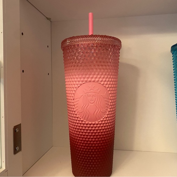 Starbucks Accessories - Starbucks Studded Tumblr in Pink
